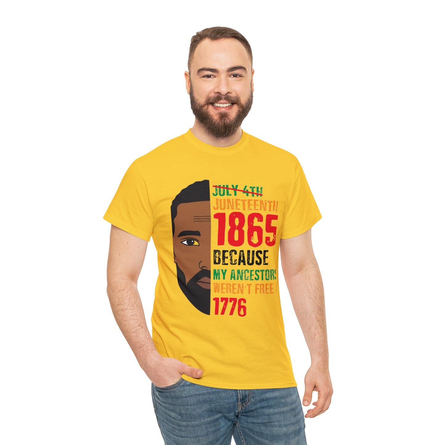 Mens Juneteenth Cotton Tee