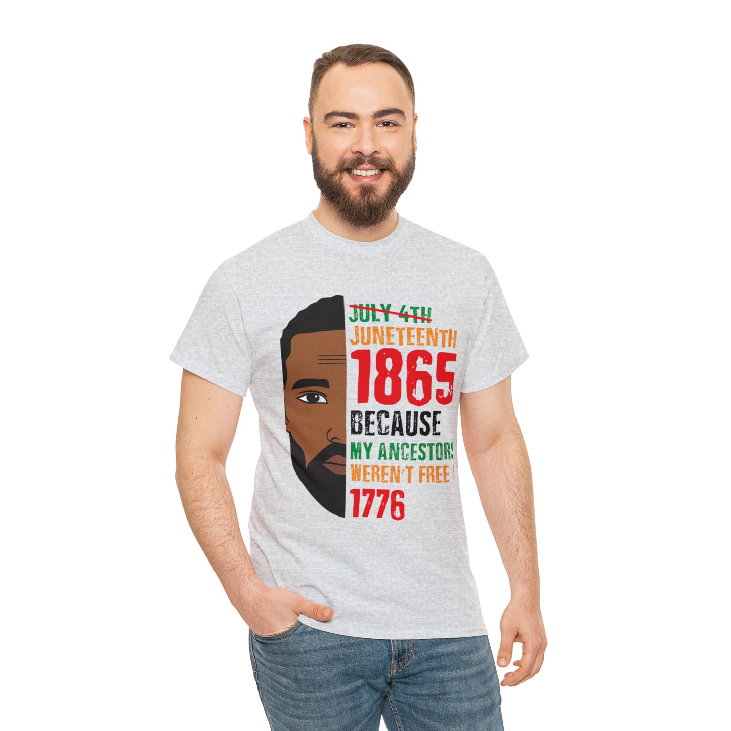 Mens Juneteenth Cotton Tee