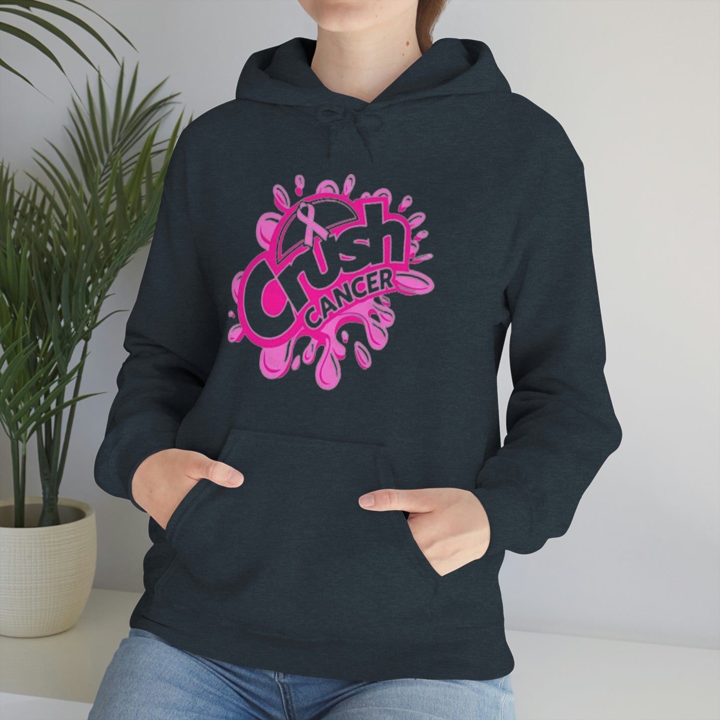 Crush Cancer Heavy Blend™ Hooded Sweatshirt